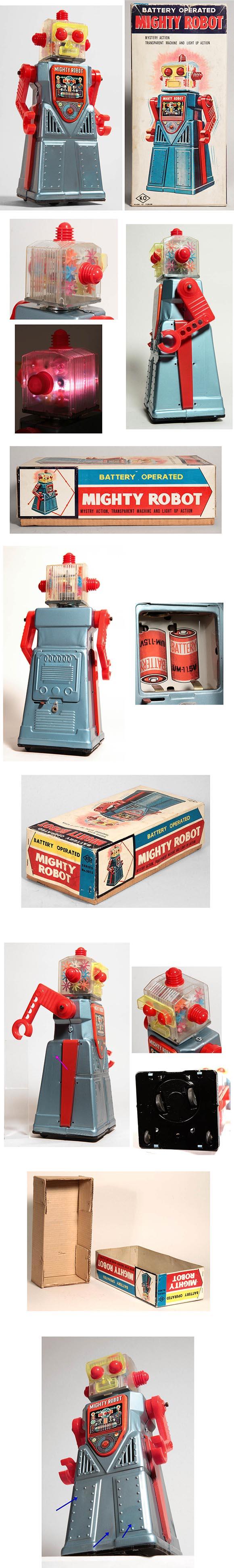 1965 Yoshiya, Mighty Robot in Original Box